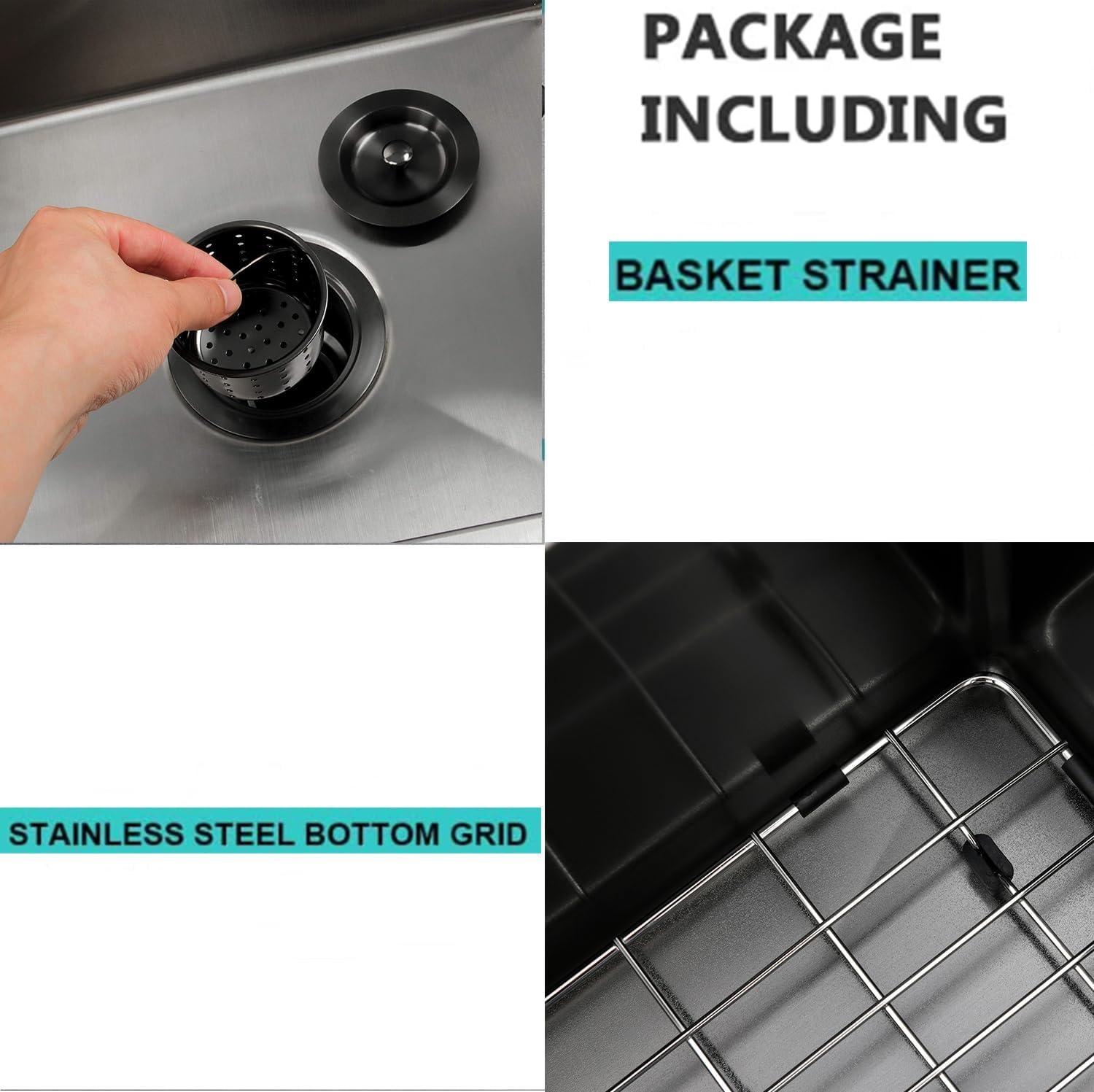 Ruvati 33-inch Apron-Front Farmhouse Kitchen Sink -Stainless Steel