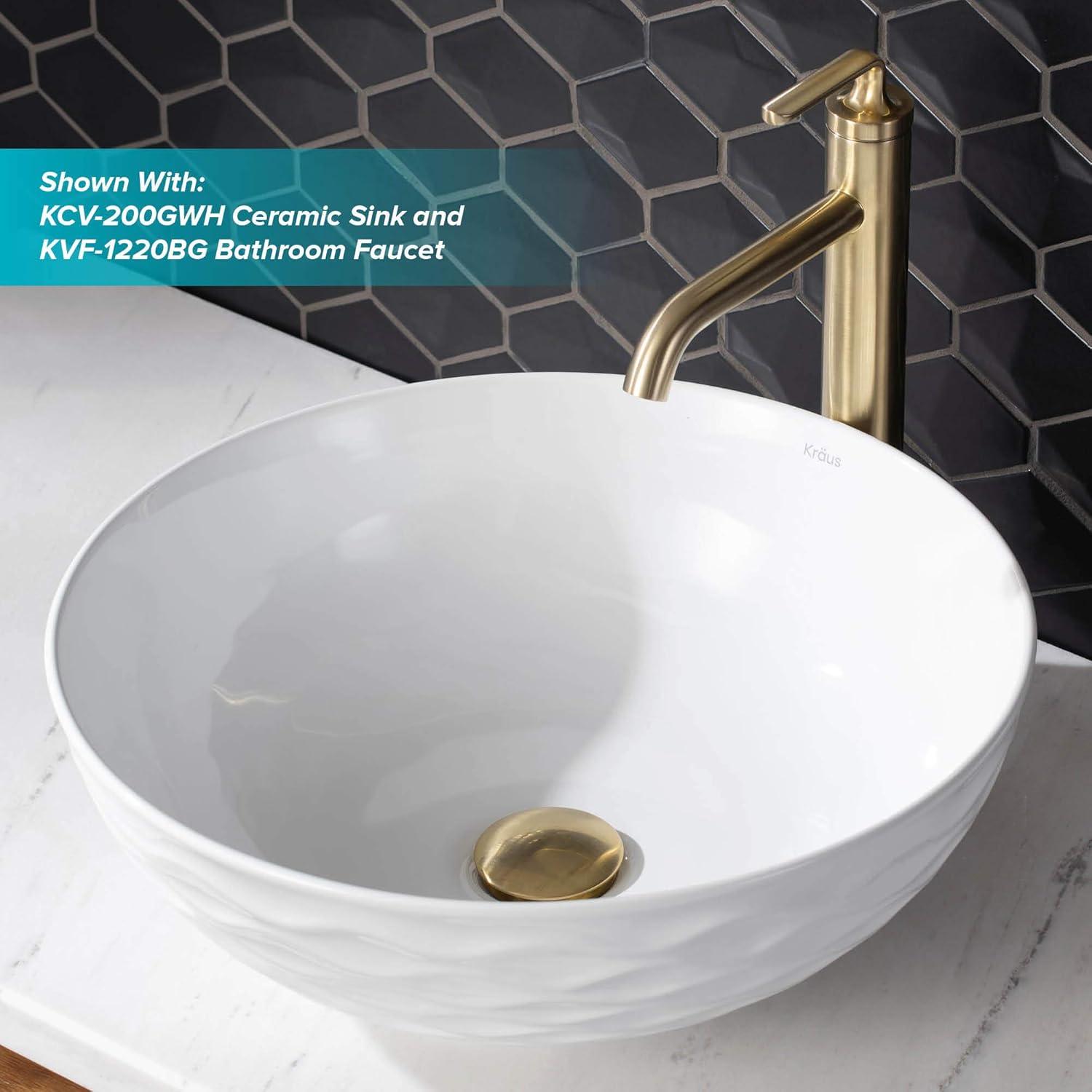 Kraus PU-10BG Pop-Up Bathroom Sink Drain