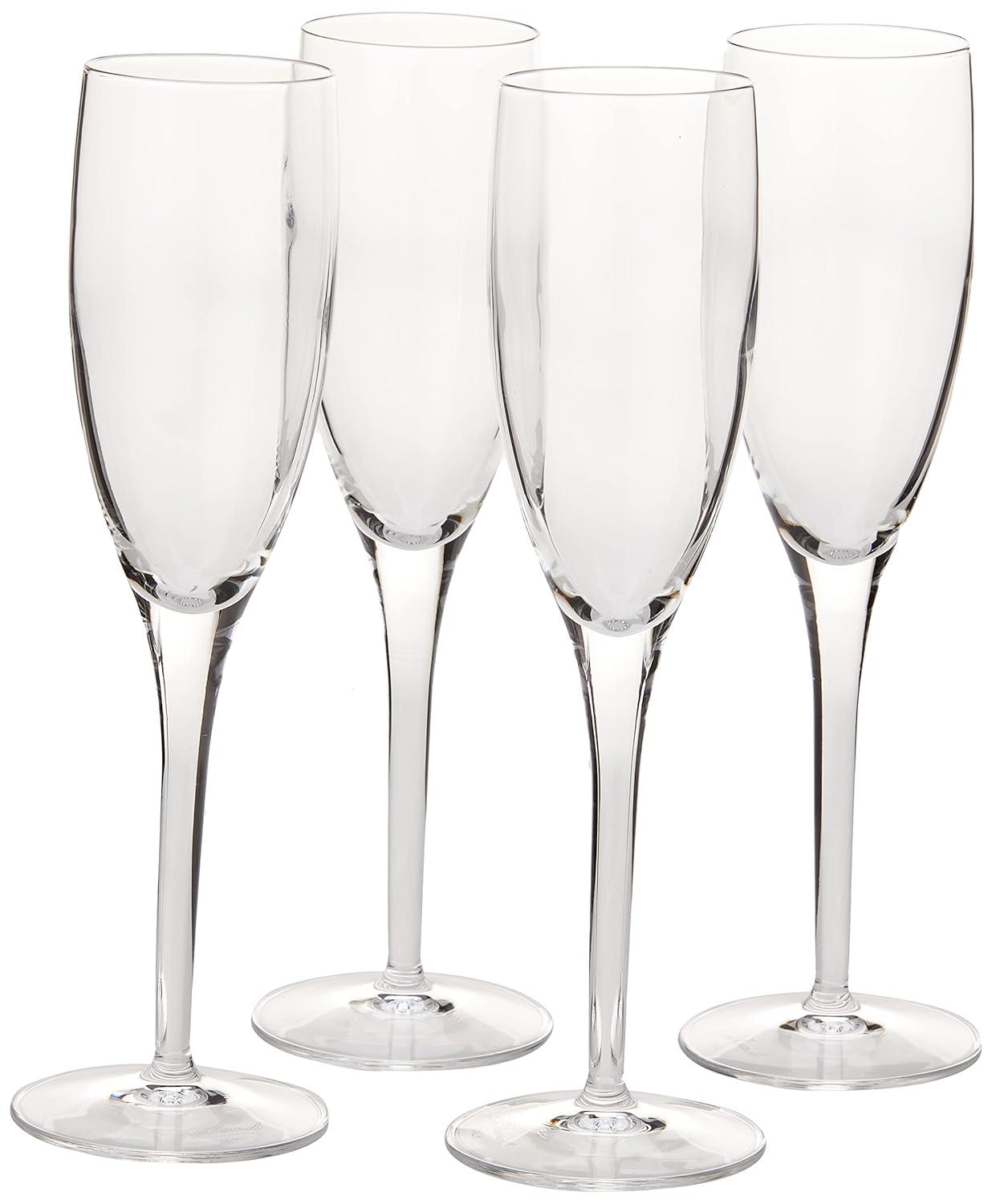 Luigi Bormioli Michelangelo 7 oz. Glass Flute (Set of 4)