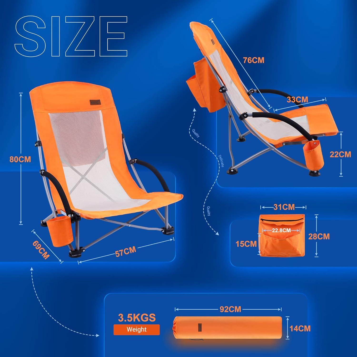 Raehanna Folding Beach Chair