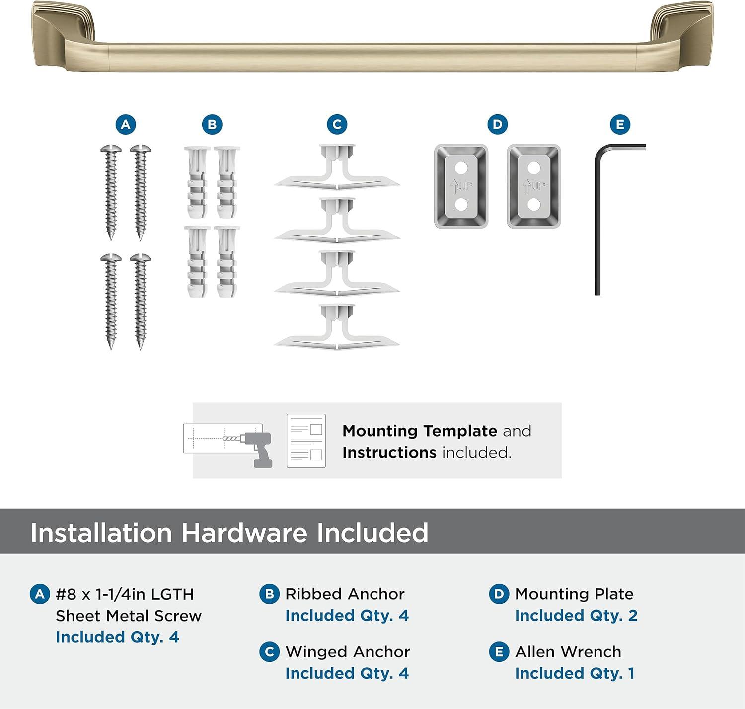 Amerock Revitalize Wall Mounted Towel Bar