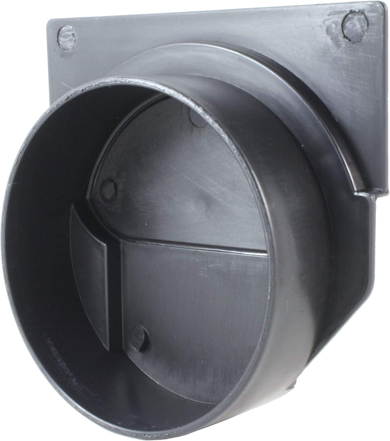 End Outlet Connector for Black Plastic Drain UA-100 Series