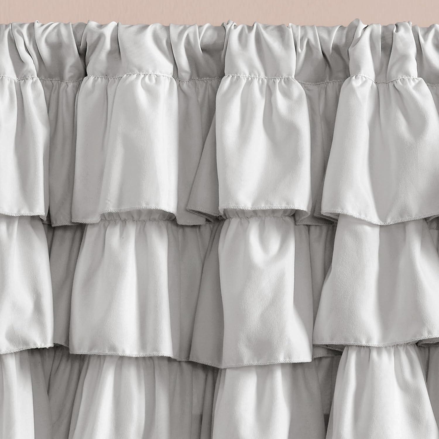 Lush Decor Belle Ruffled 84'' W Window Valance