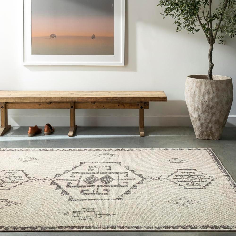 Becki Owens x Surya Solana Vintage Pewter/Beige Area Rug