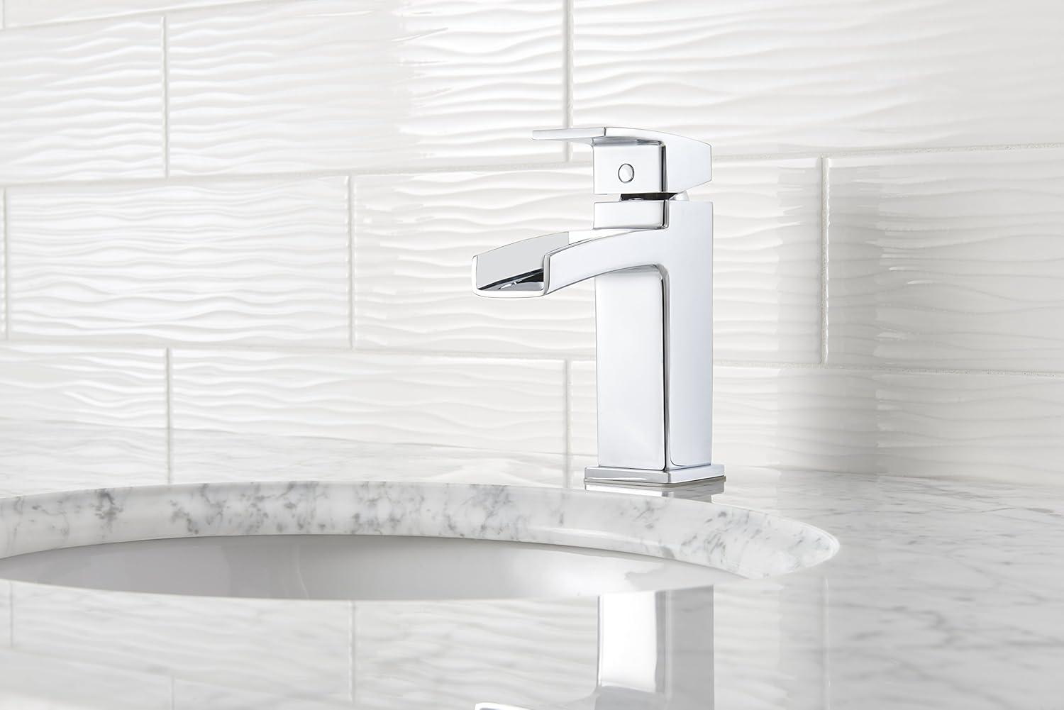 Kenzo Single Control Centerset Bathroom Faucet