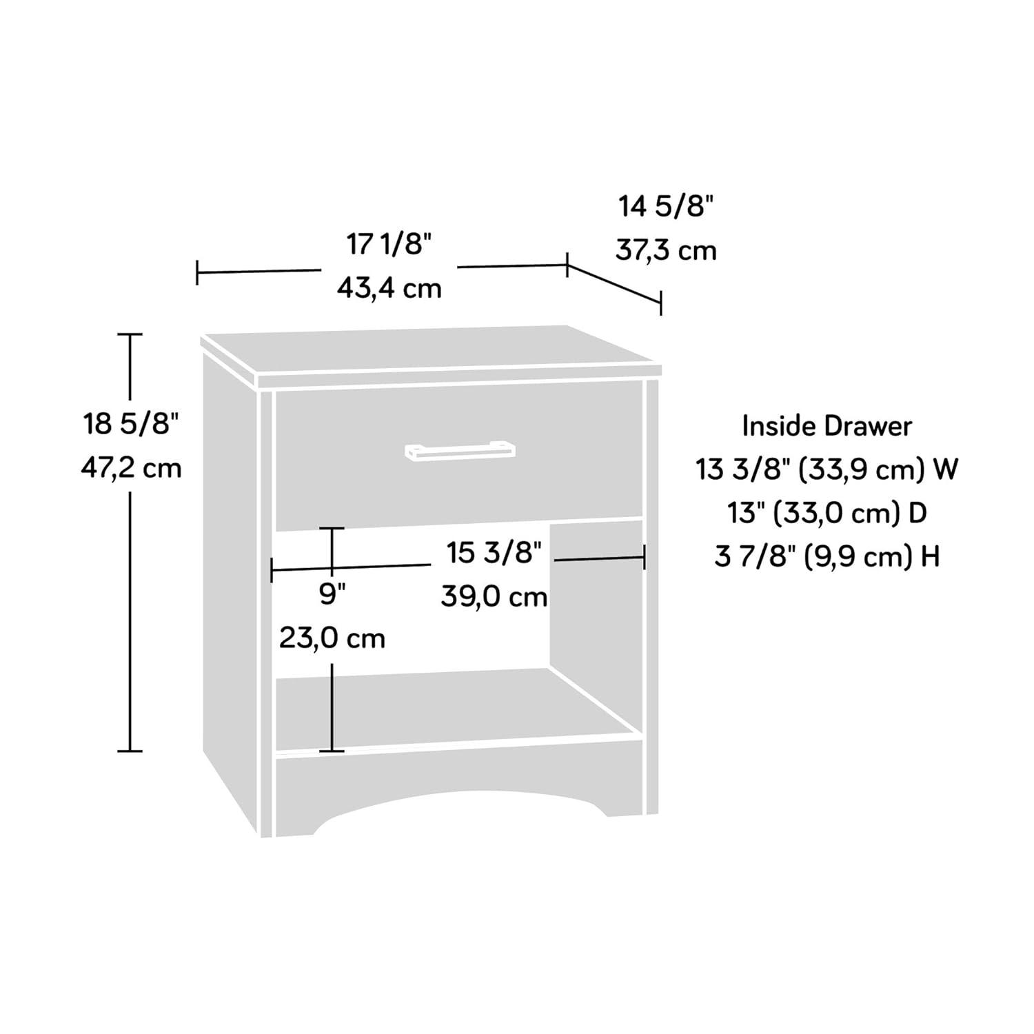 Beginnings Nightstand Summer Brown - Sauder