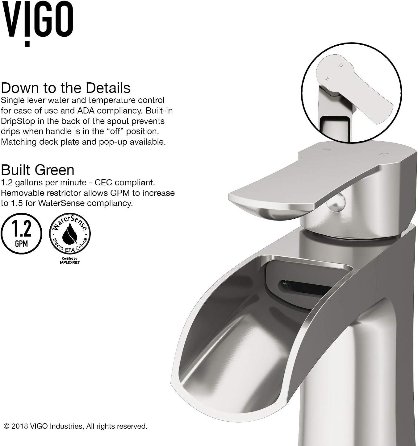 Paloma Single Hole Bathroom Faucet