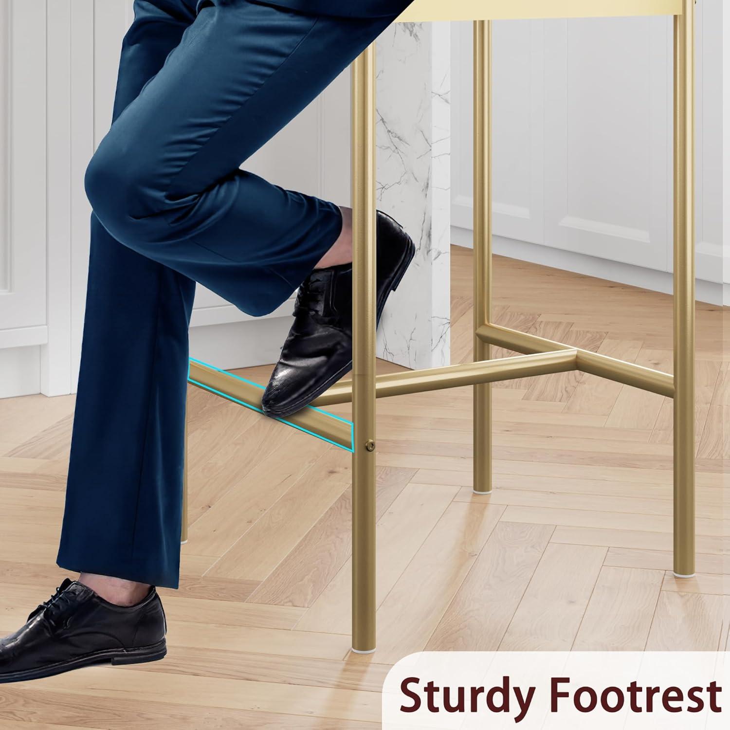 Gold and Gray 3-Piece Dining Set with Storage Shelves