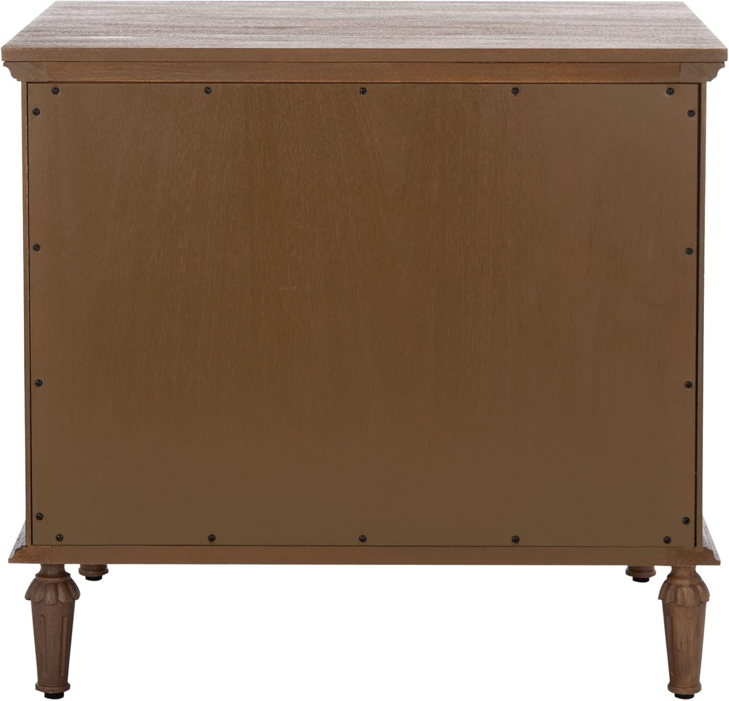 SAFAVIEH Couture Lisabet Contemporary Nightstand with 3 Drawers, Brown