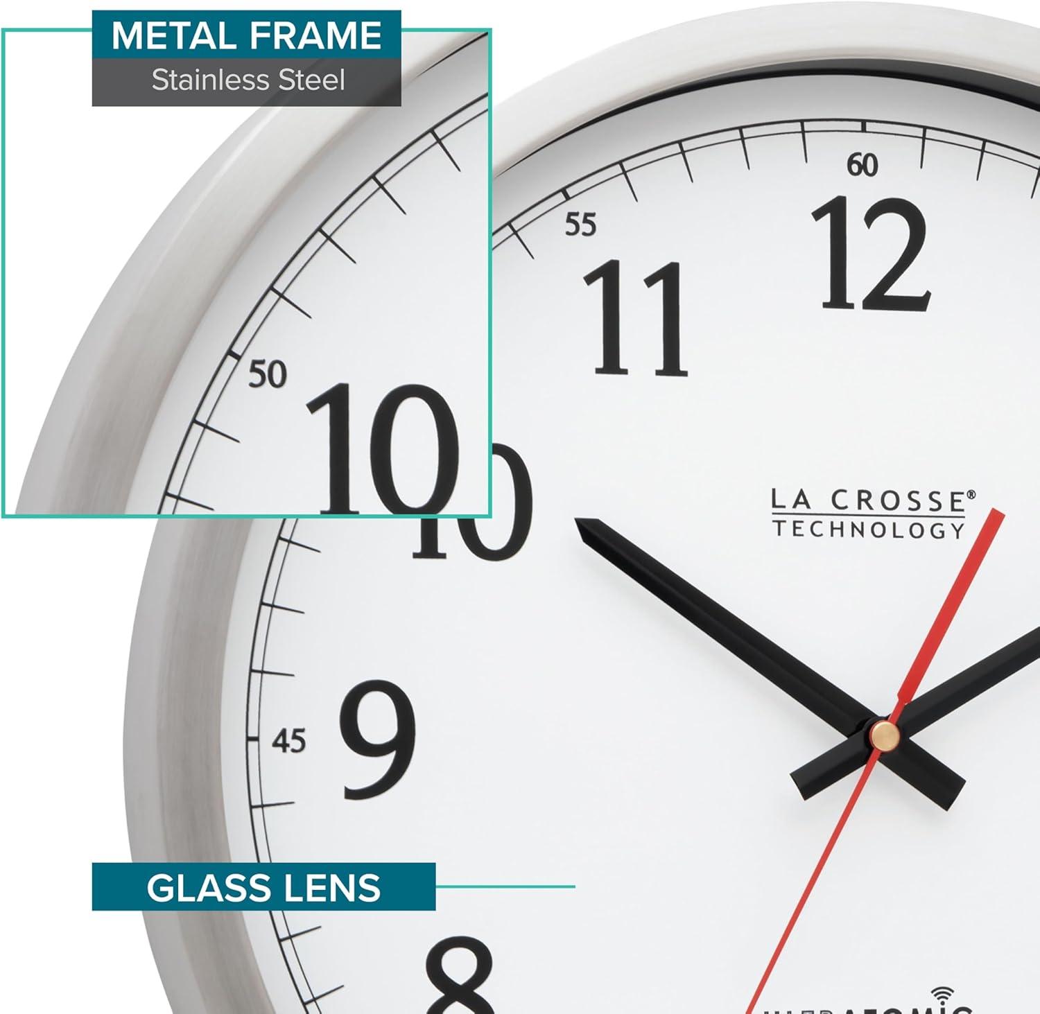 Weatherholt 14" UltrAtomic Metal Wall Clock