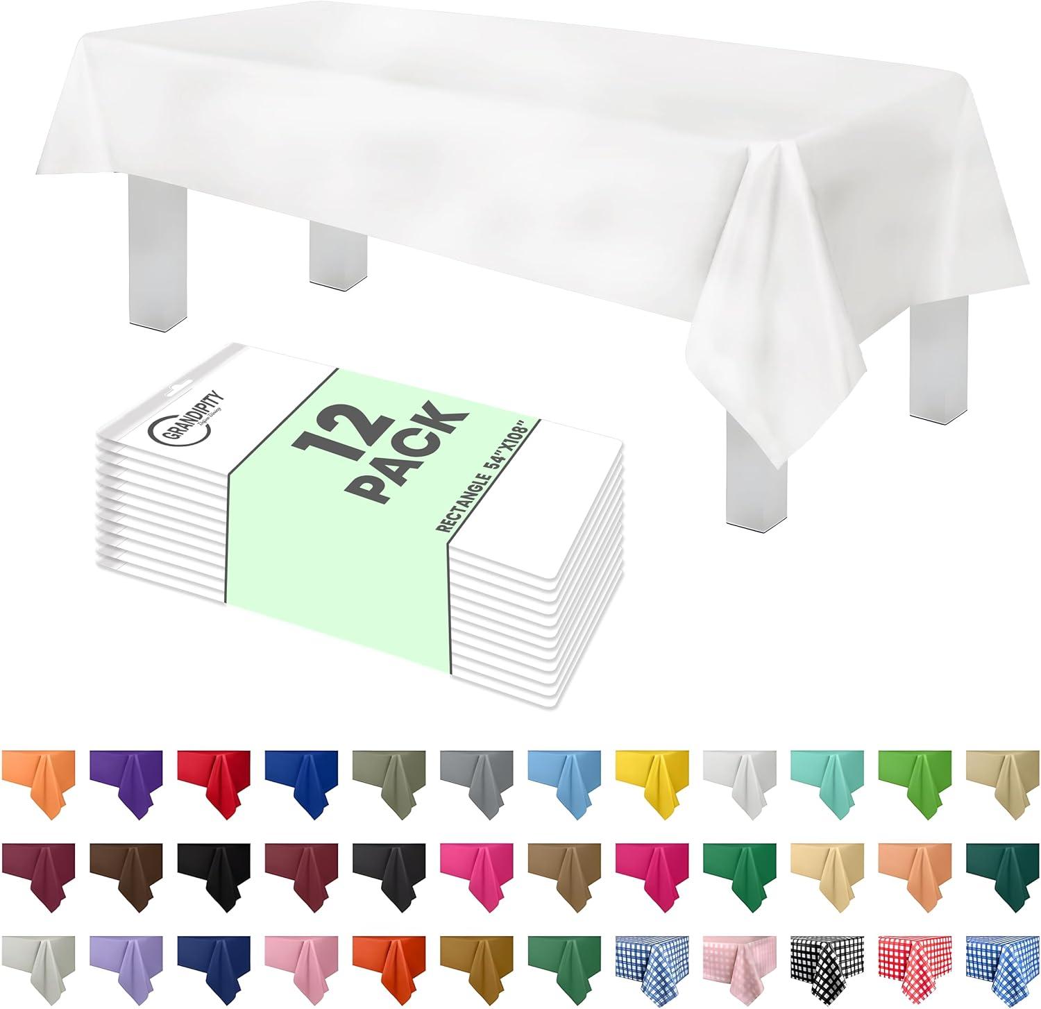 Grandipity Disposable Tablecloth (Set of 12)