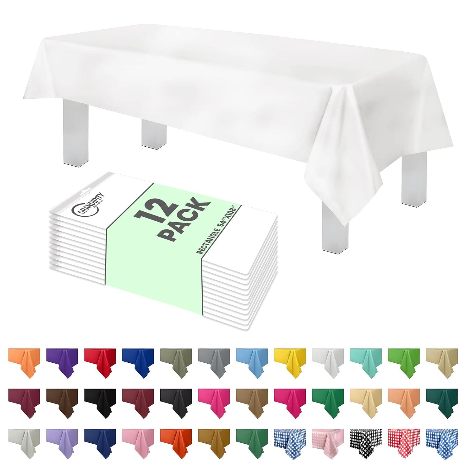 Grandipity Disposable Tablecloth (Set of 12)