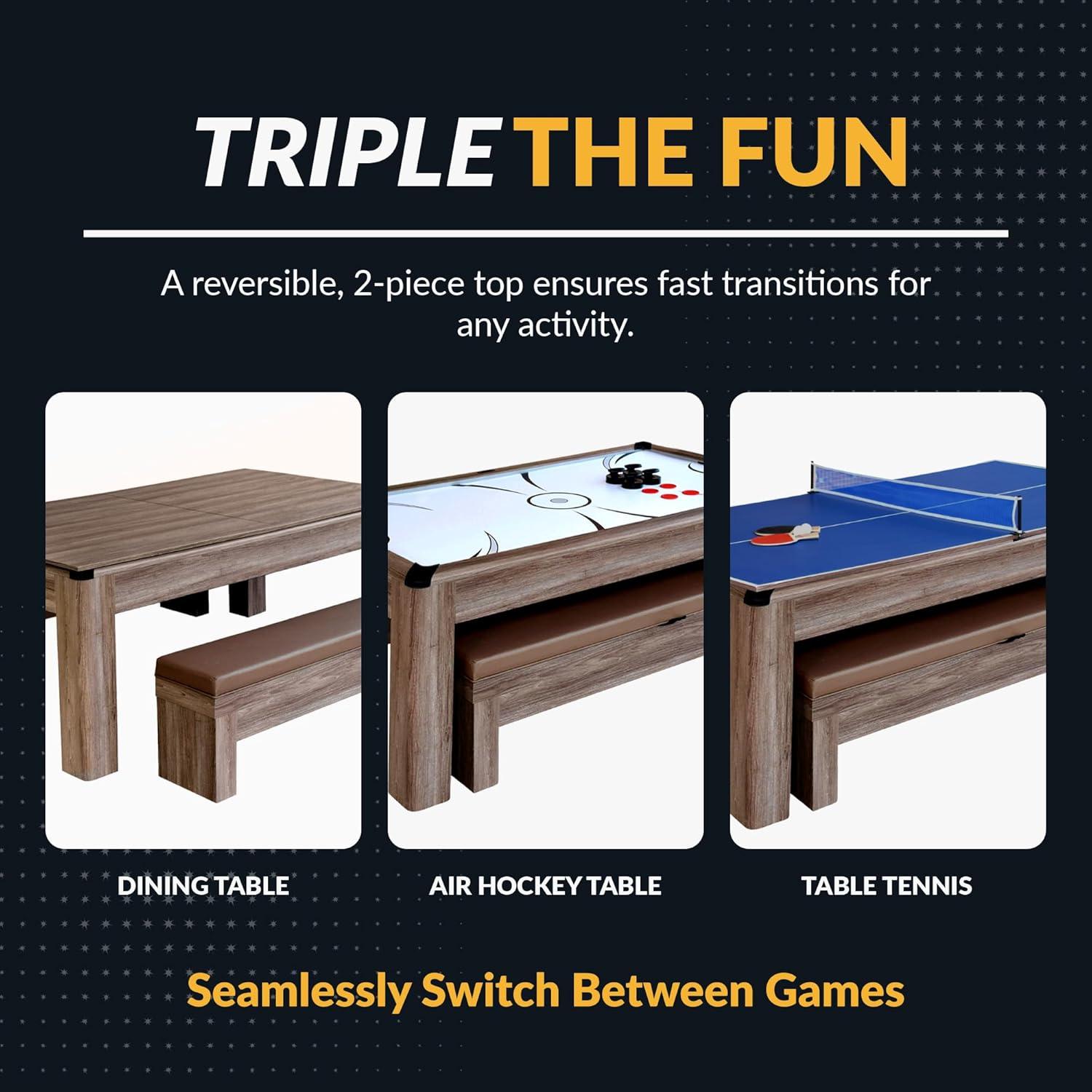 84" 2 - Player Air Hockey Table Digital Scoreboard