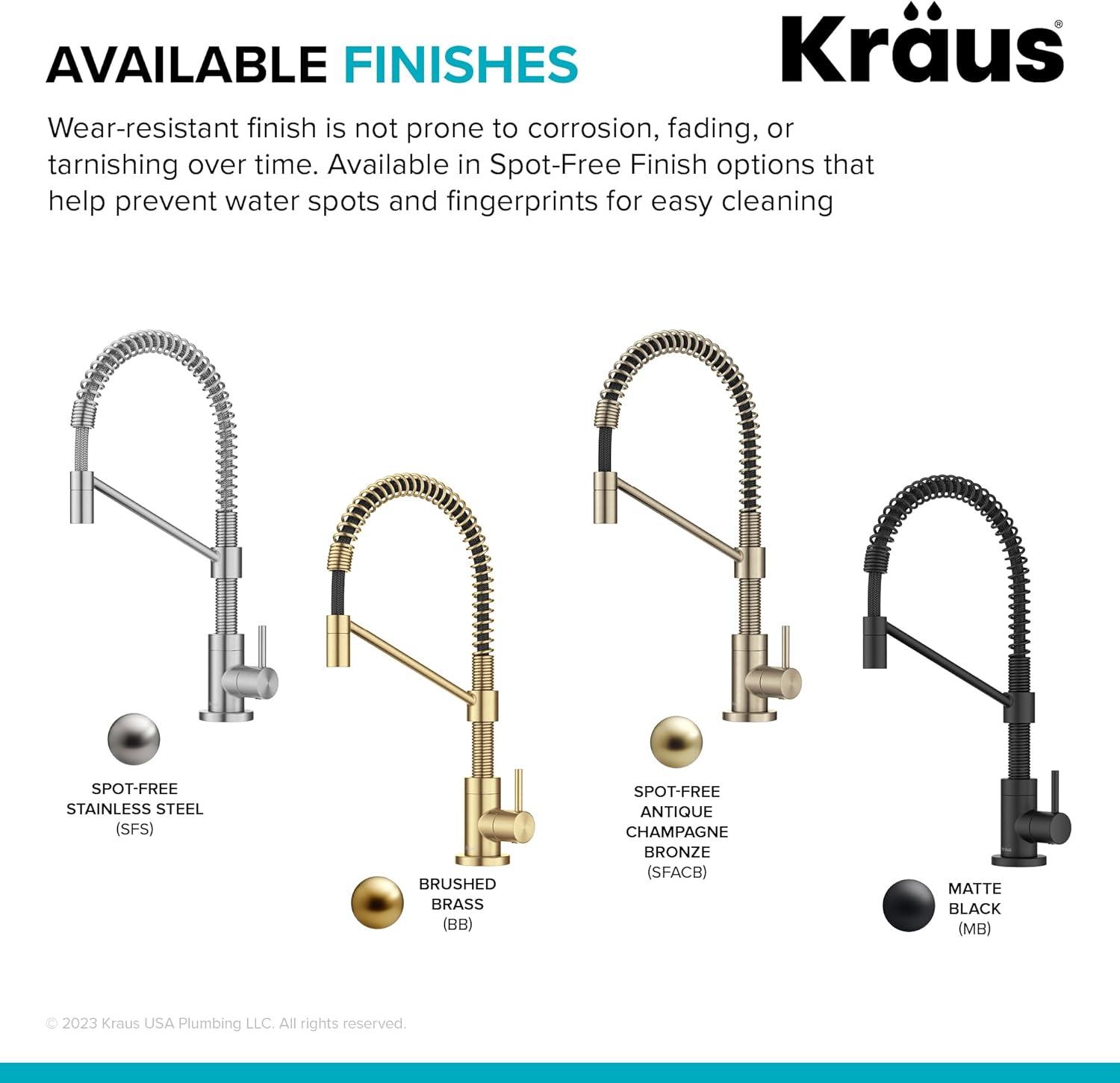 KRAUS Bolden Single Handle Drinking Water Filter Faucet for Reverse Osmosis or Water Filtration System