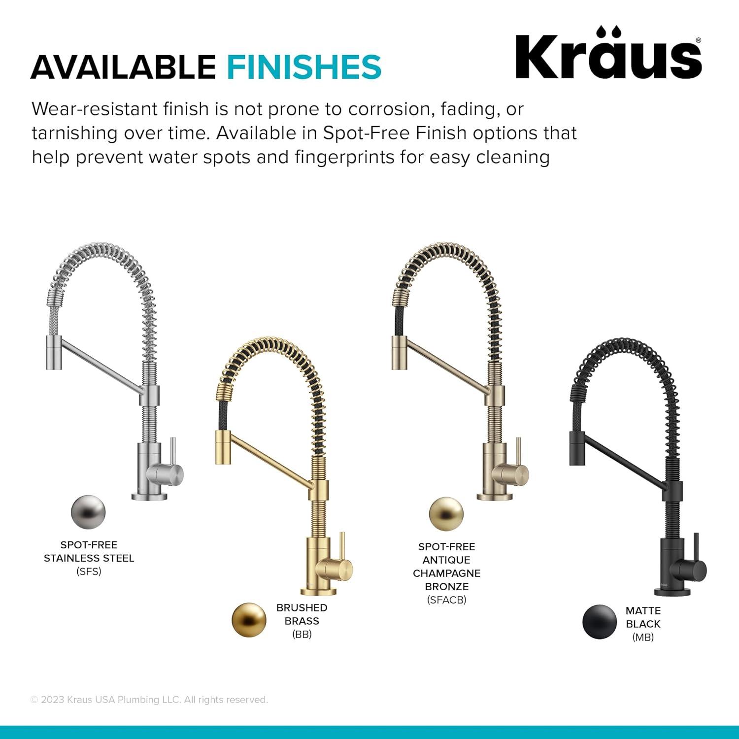 KRAUS Bolden Single Handle Drinking Water Filter Faucet for Reverse Osmosis or Water Filtration System