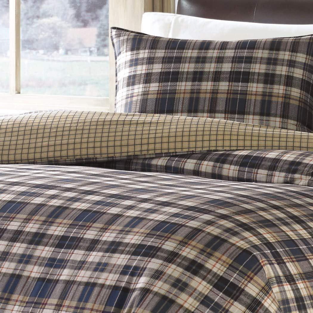 Eddie Bauer Eddie Bauer Port Gamble Indigo Cotton Duvet Cover Set
