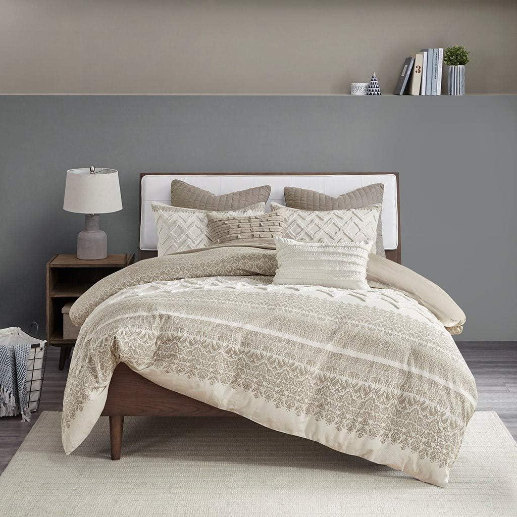 INK+IVY Mila 3 Piece Cotton Comforter Set with Chenille Tufting