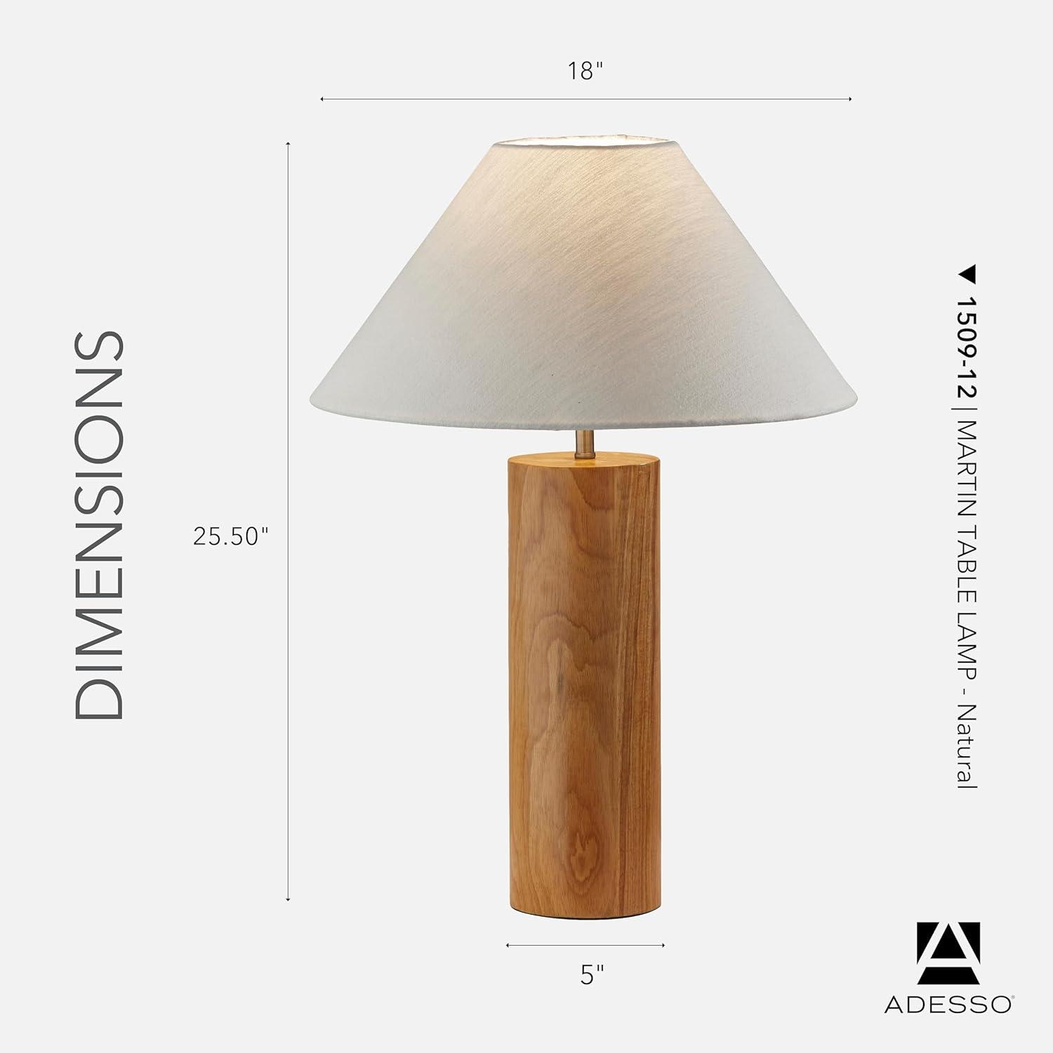 Modern Wood Table Lamp