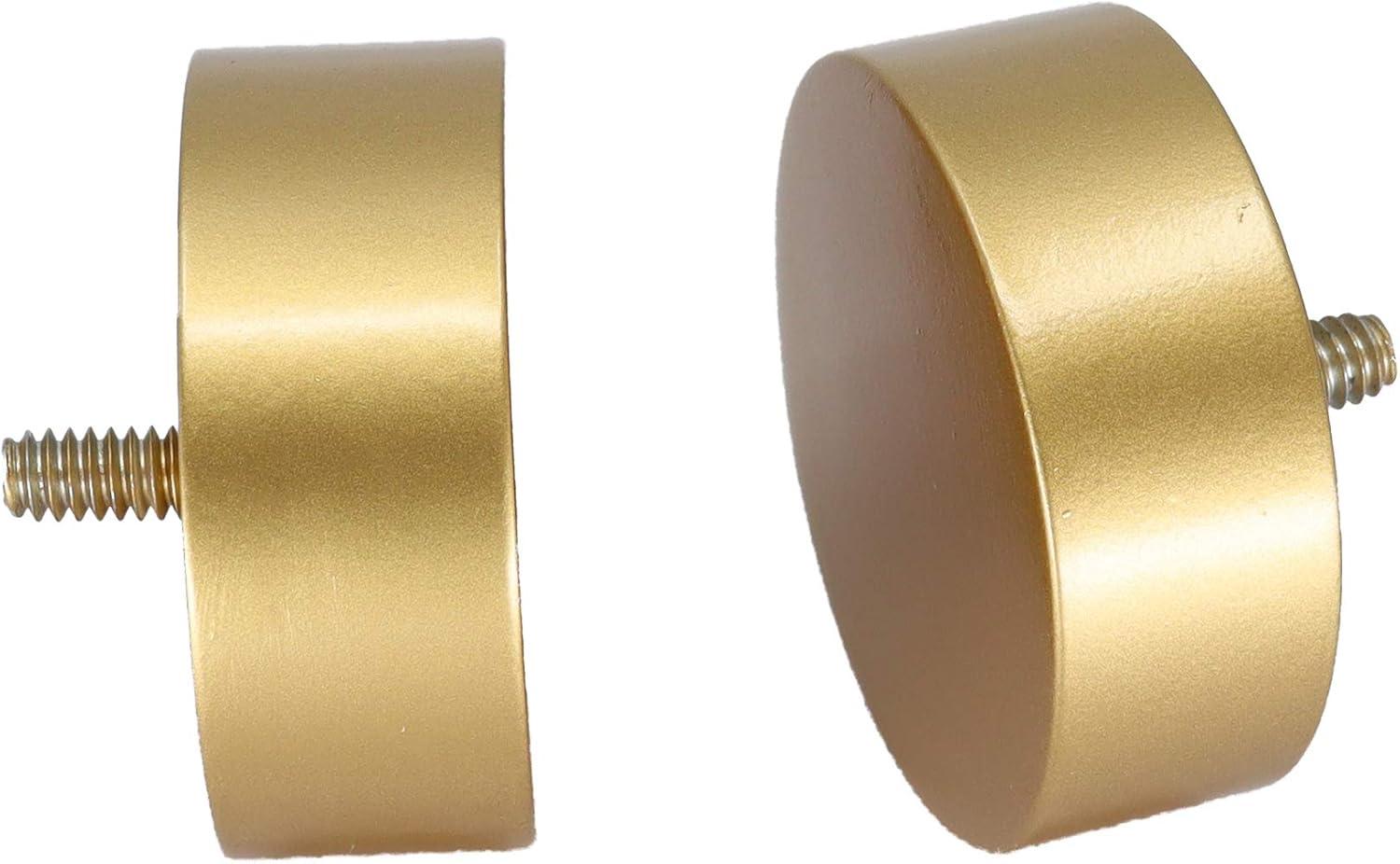 Meriville 1-Inch Diameter Single Window Treatment Curtain Rod, Vico End Cap Finial