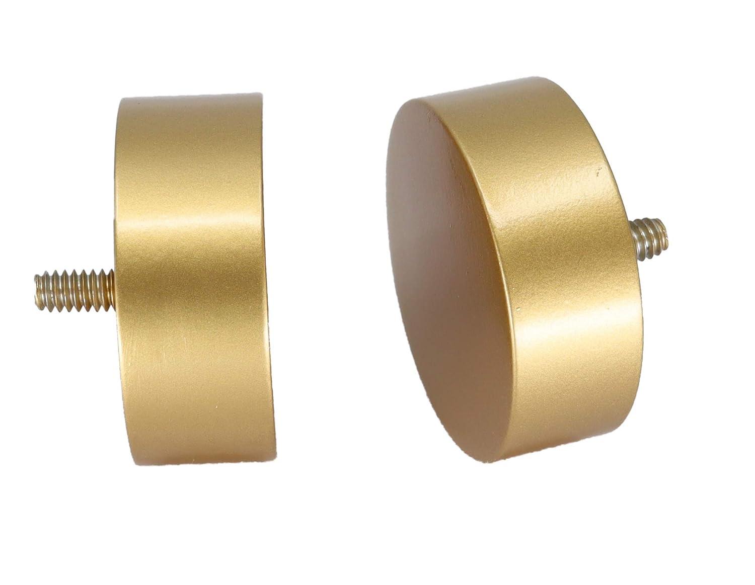 Meriville 1-Inch Diameter Single Window Treatment Curtain Rod, Vico End Cap Finial