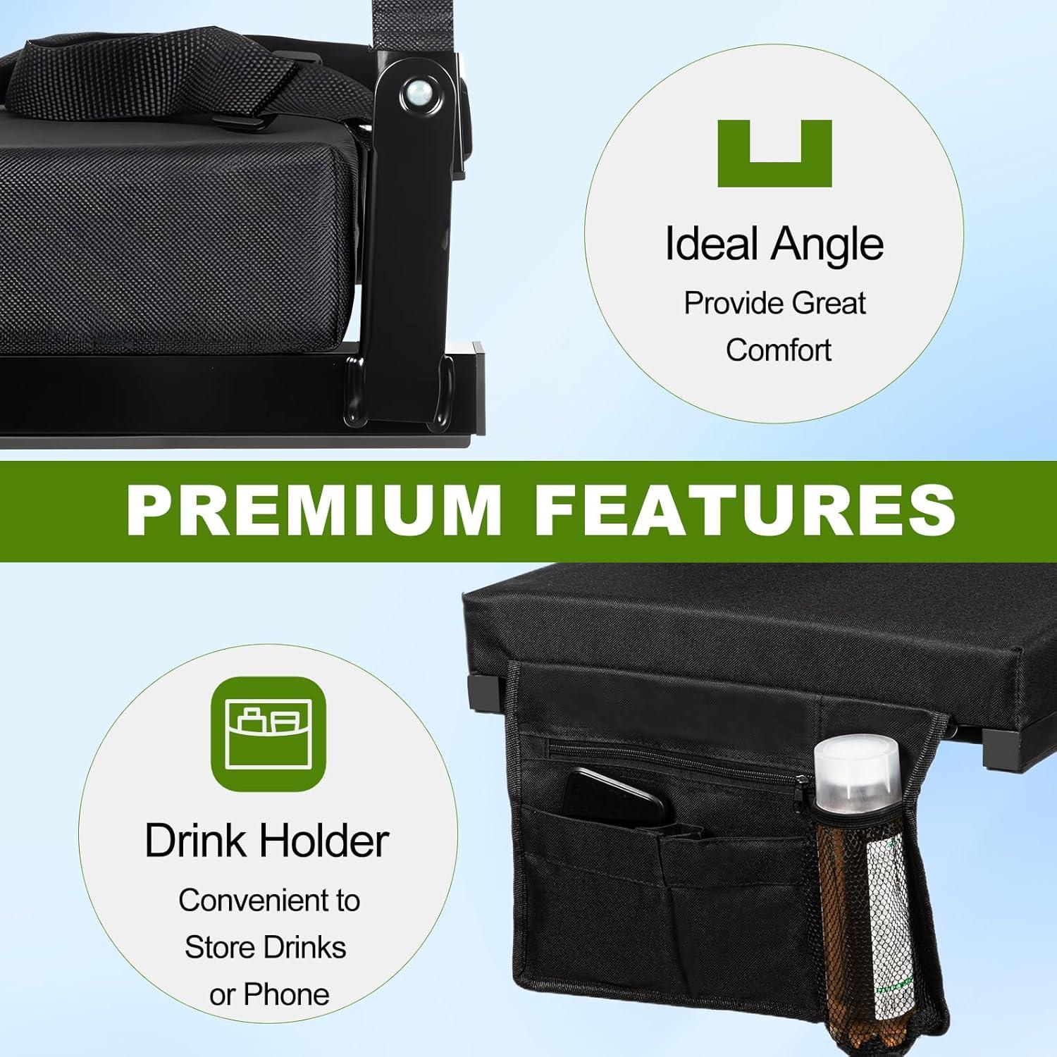 Skywalker Sports Foldable and Portable Stadium Seat, Cushion for Bleachers, Back Support