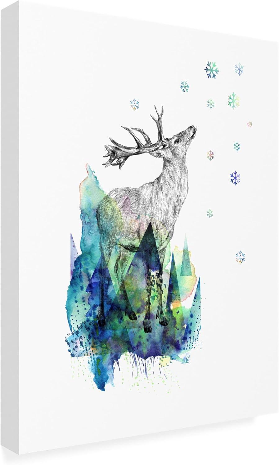 Kokoma 'Winter forest' Canvas Art