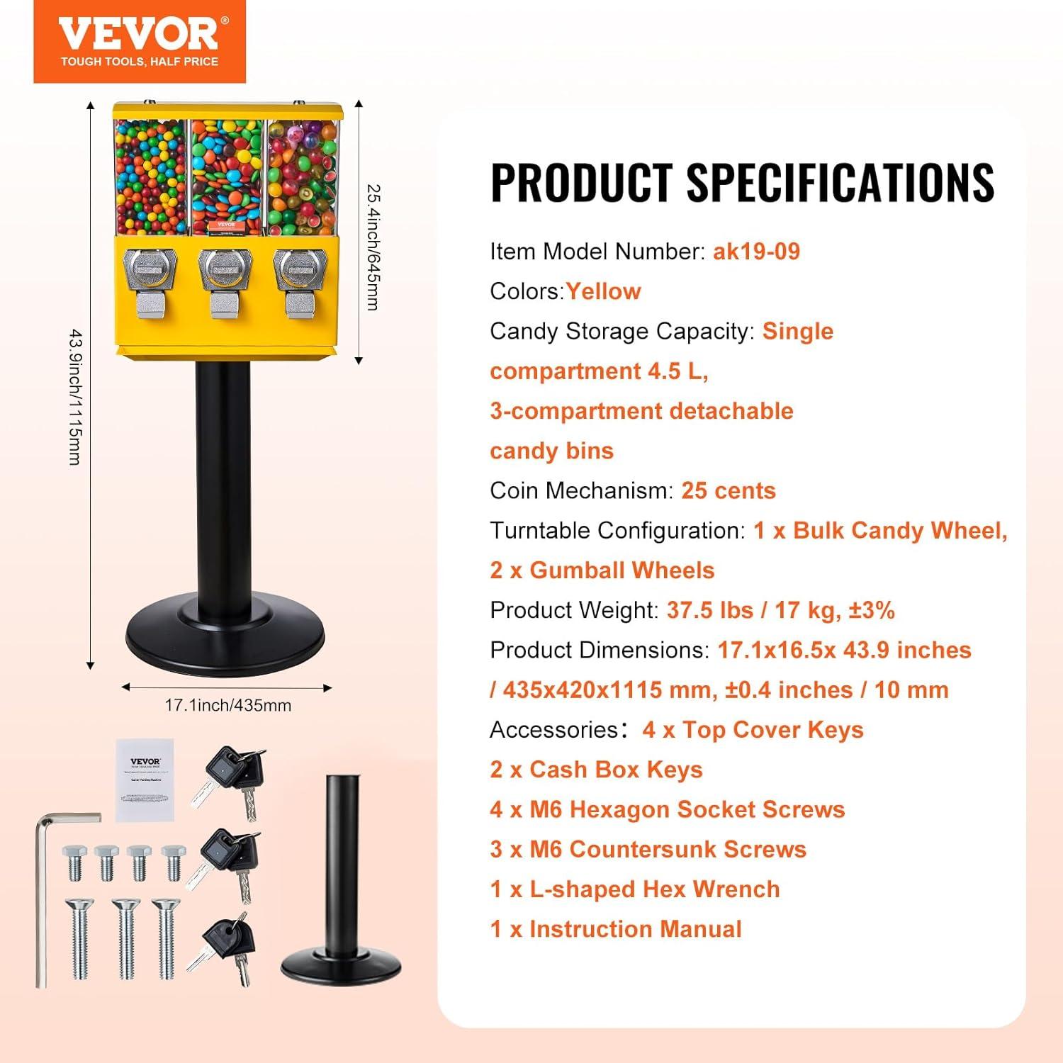 VEVOR VEVOR Gumball Machine