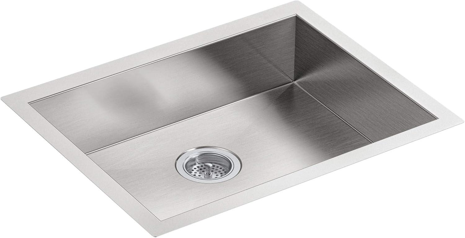 Vault 24-In X 18-1/4-In X 6-1/4-In Undermount Single-Bowl Kitchen Sink