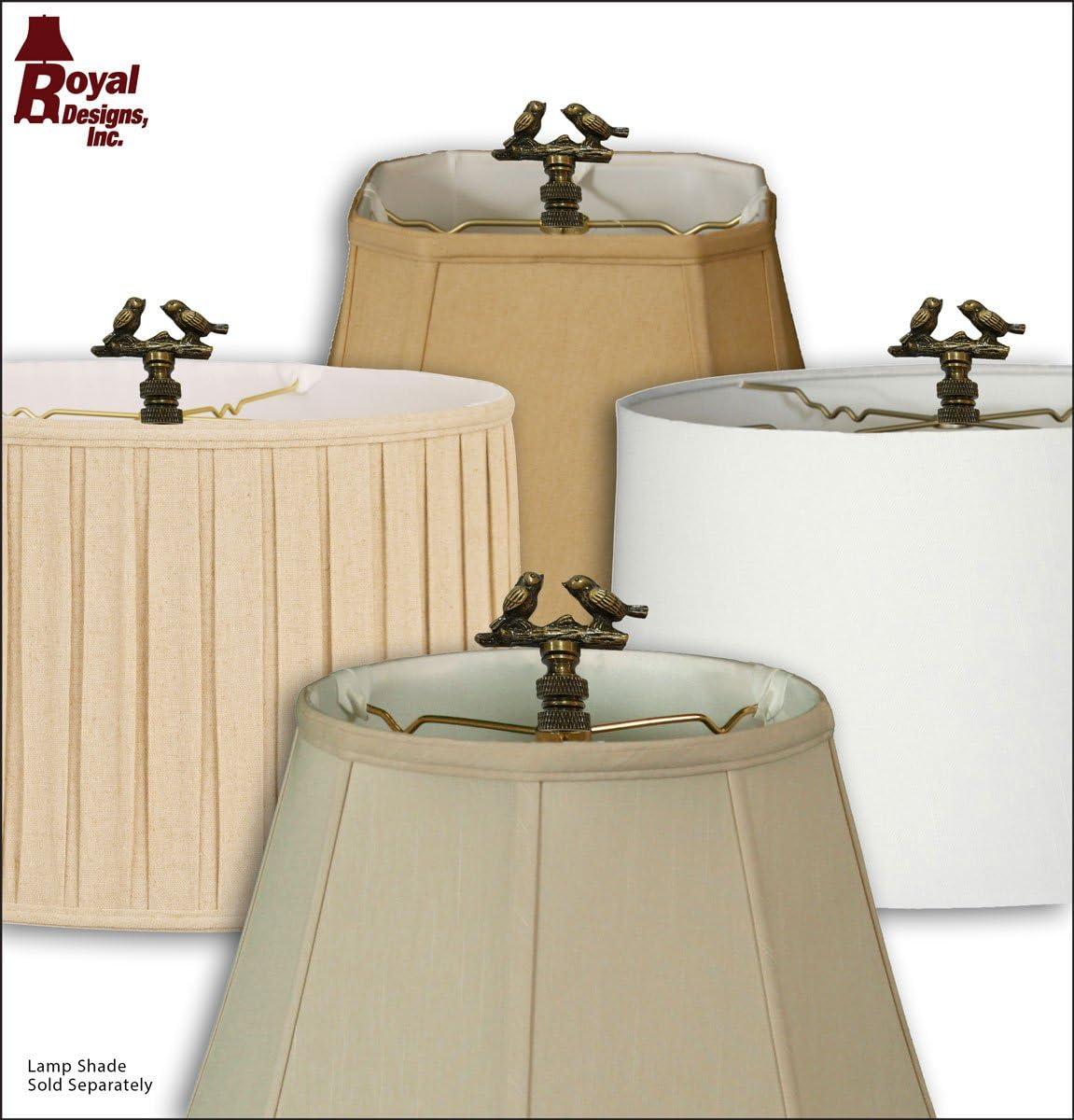 Royal Designs F-5034AB-1 Birds on Tree Branch Lamp Finial