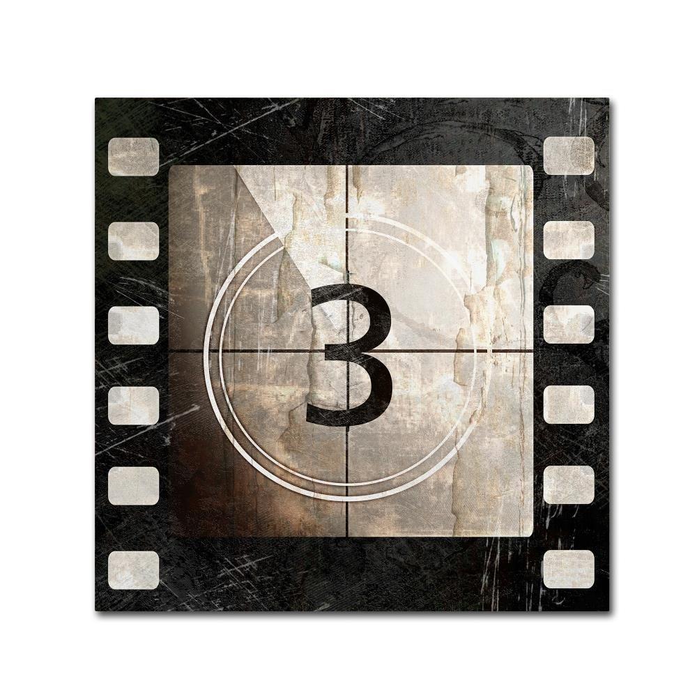 Trademark Fine Art 14x14 Vintage Canvas Wall Art 'Vintage Countdown III' by Color Bakery