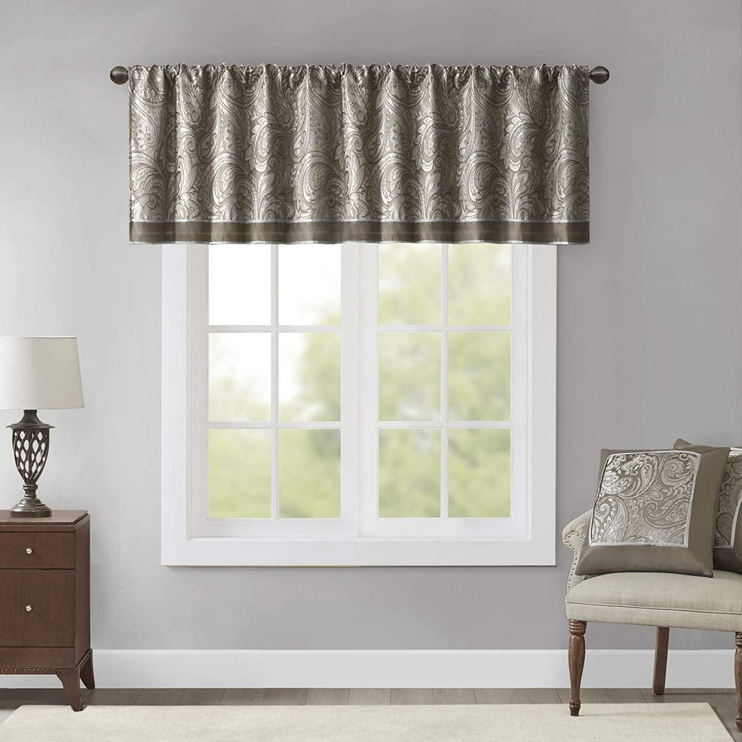 Aubrey Jacquard Window Valance