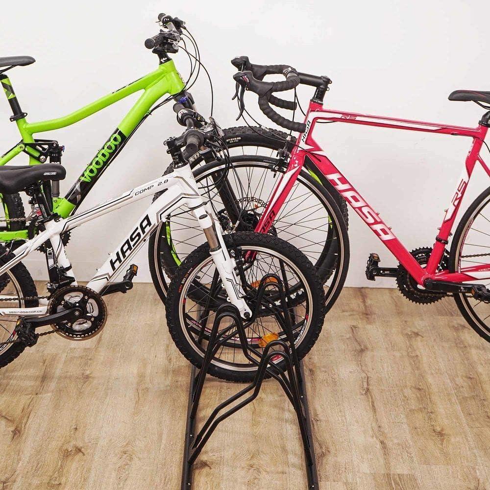 3 x Bicycle Floor Parking Rack Stand MTB Road Bike Indoor Garage Storage