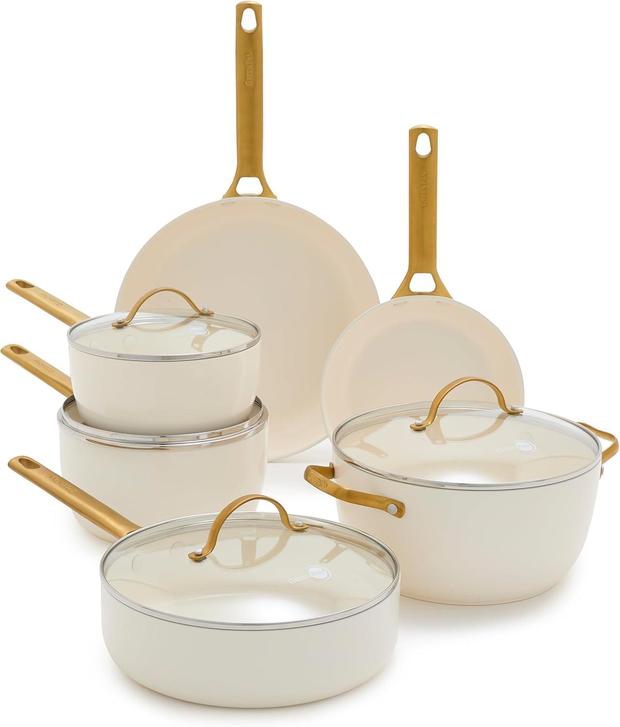 GreenPan ™ Reserve Cream 10-Piece Ceramic Non-Stick Cookware Set