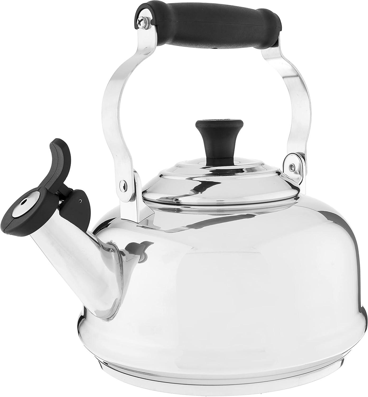 Stainless Steel Whistling Tea Kettle with Thermoplastic Handle