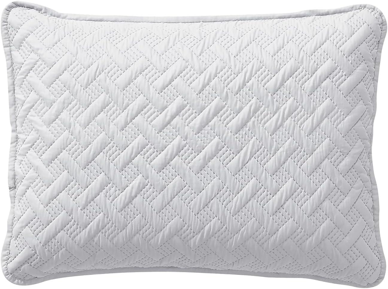 Nina Embossed Basketweave Quilt Set