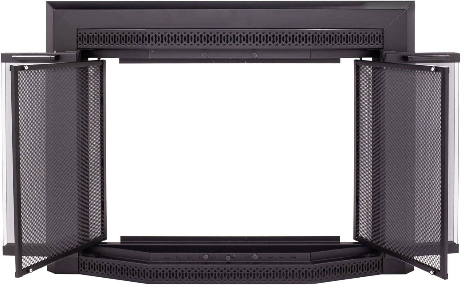 Gavin Small Heritage Brass Fireplace Glass Doors