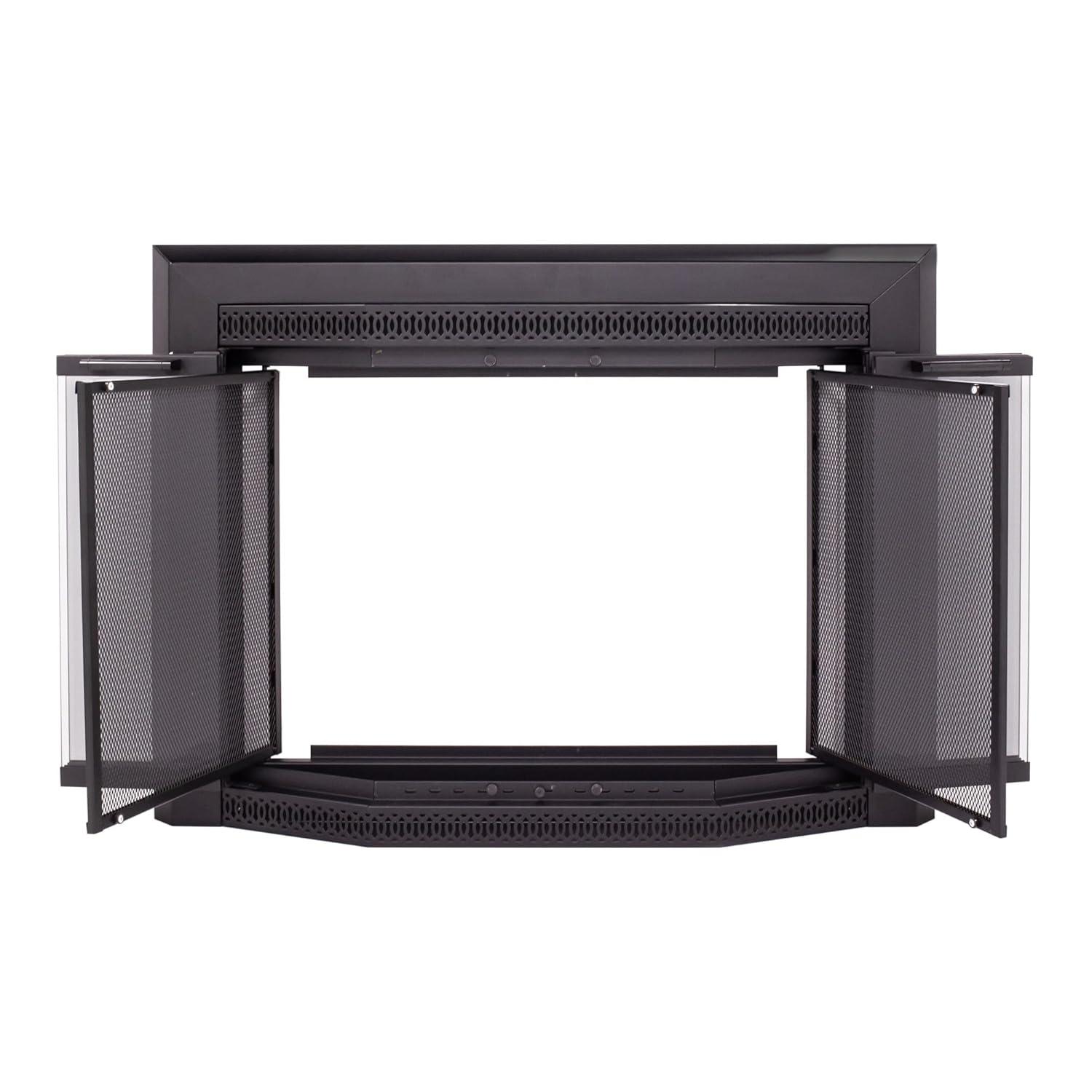 Gavin Small Heritage Brass Fireplace Glass Doors