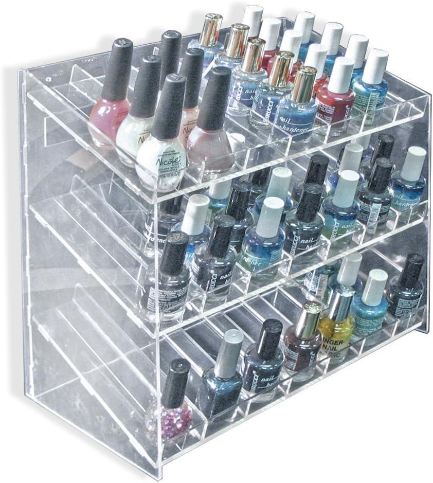 Azar Displays Three-Tier 21 Compartment Display, 7-Comp per Tier. Dimensions: 12"W x 8.5"D x 10.5"H