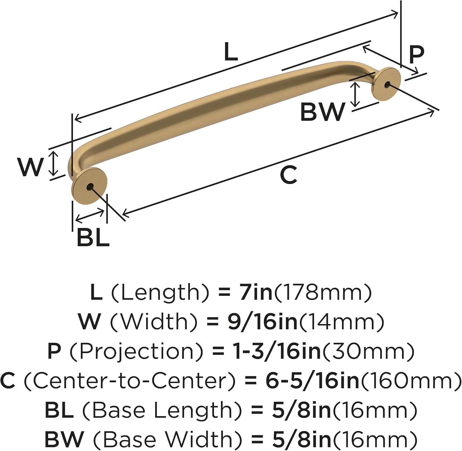 Renown 6 5/16" Center To Center Arch Pull