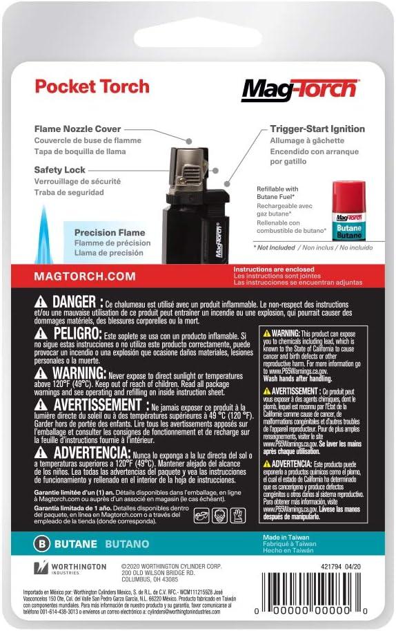 Black Durable LED Pocket Torch Keychain