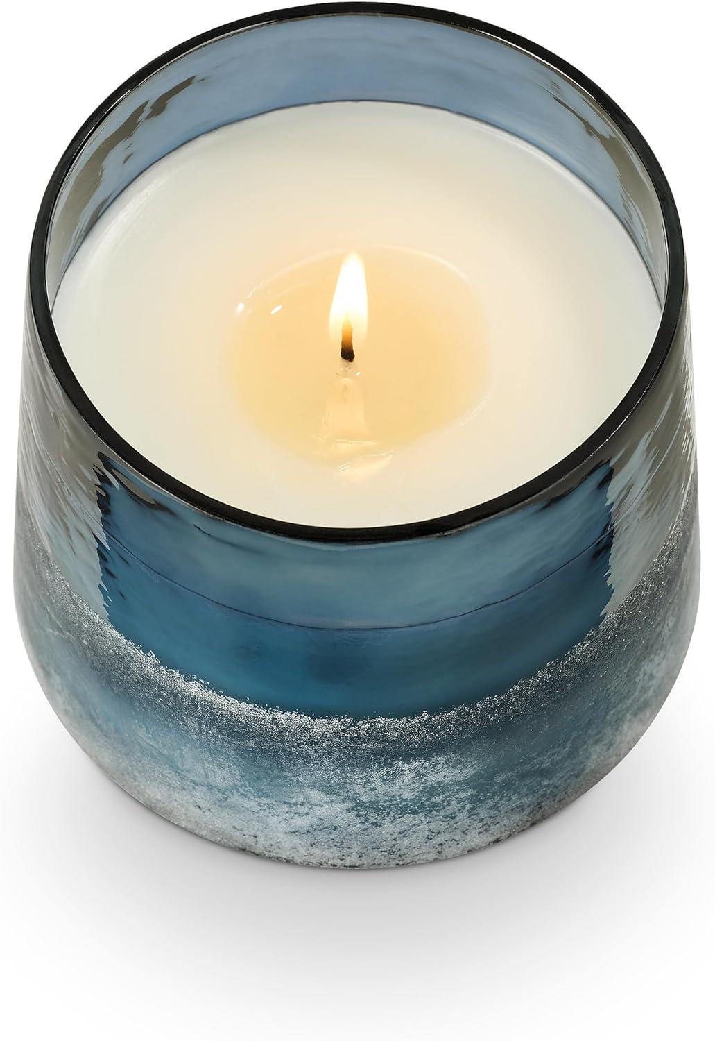 ILLUME Beautifully Done Baltic Glass Candle, Hidden Lake