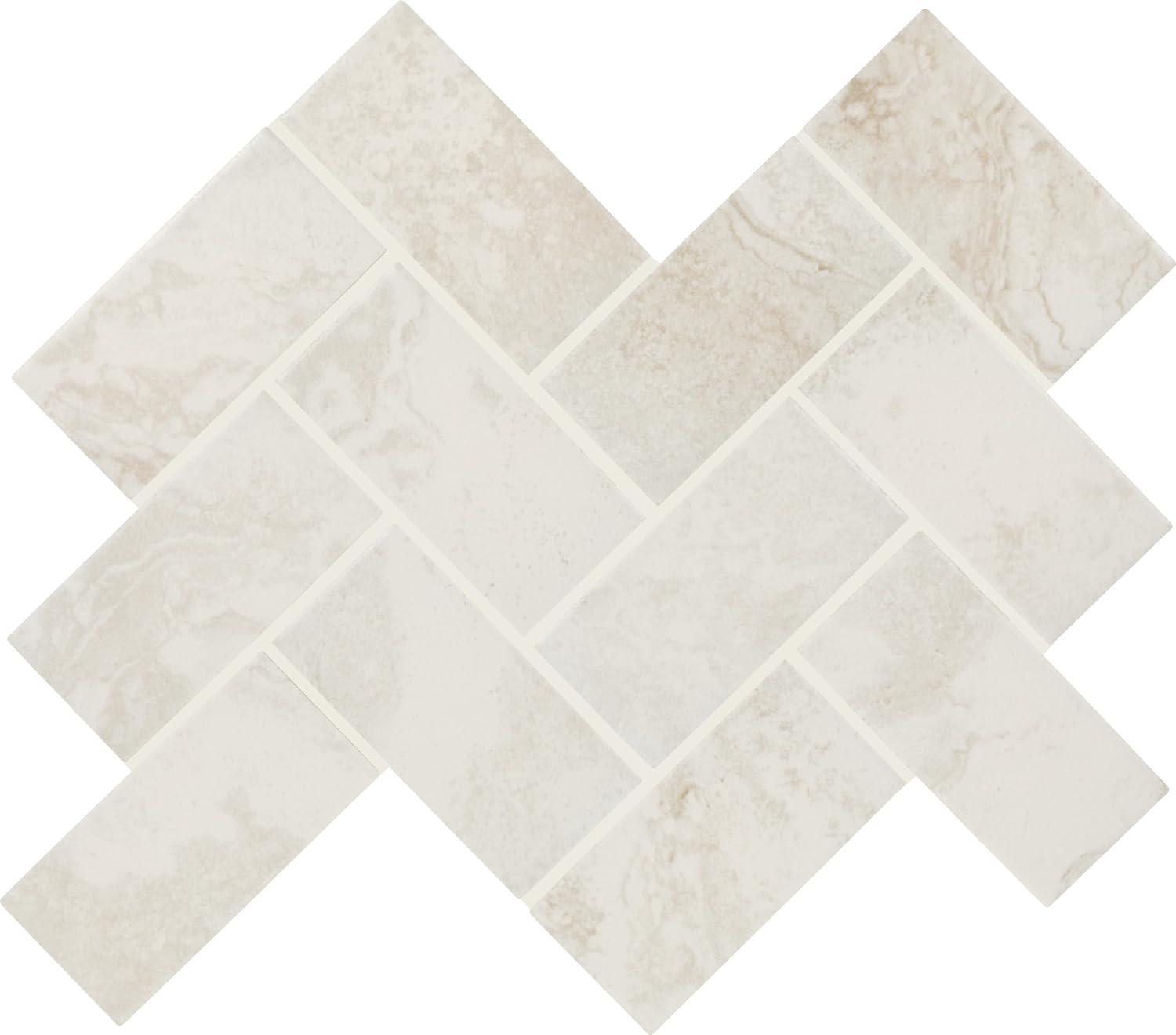 Archaia 2" x 4" Porcelain Chevron Mosaic Tile