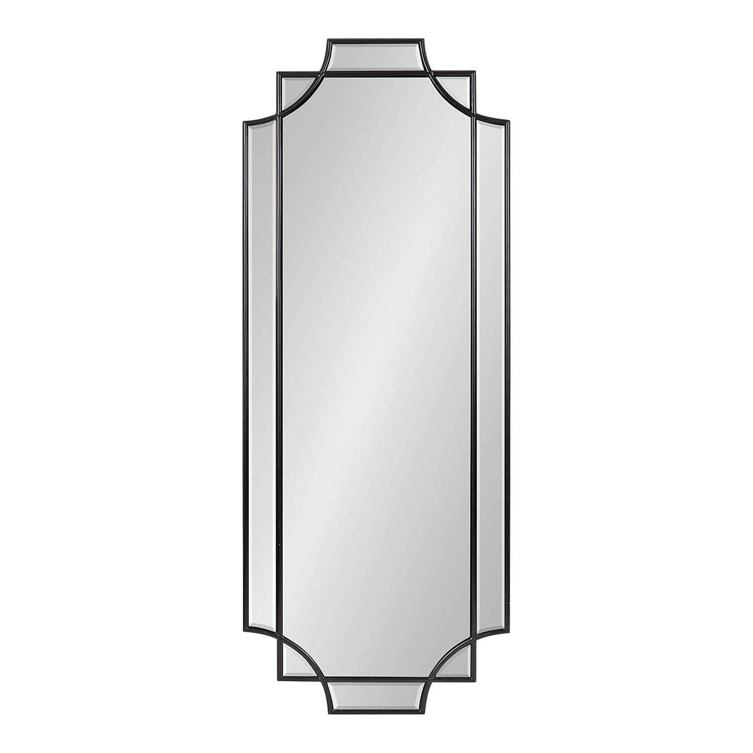 16" x 42" Minuette Decorative Framed Wall Mirror Bronze - Kate & Laurel All Things Decor: Modern Style, No Assembly Required, Wall Mount