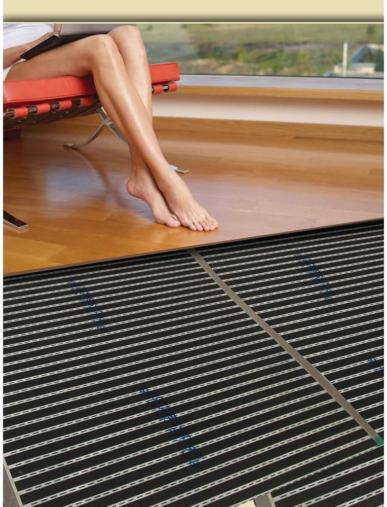 SleekHeat 5'x1.5' Low-Profile Radiant Floor Heating Mat, 120-Volt