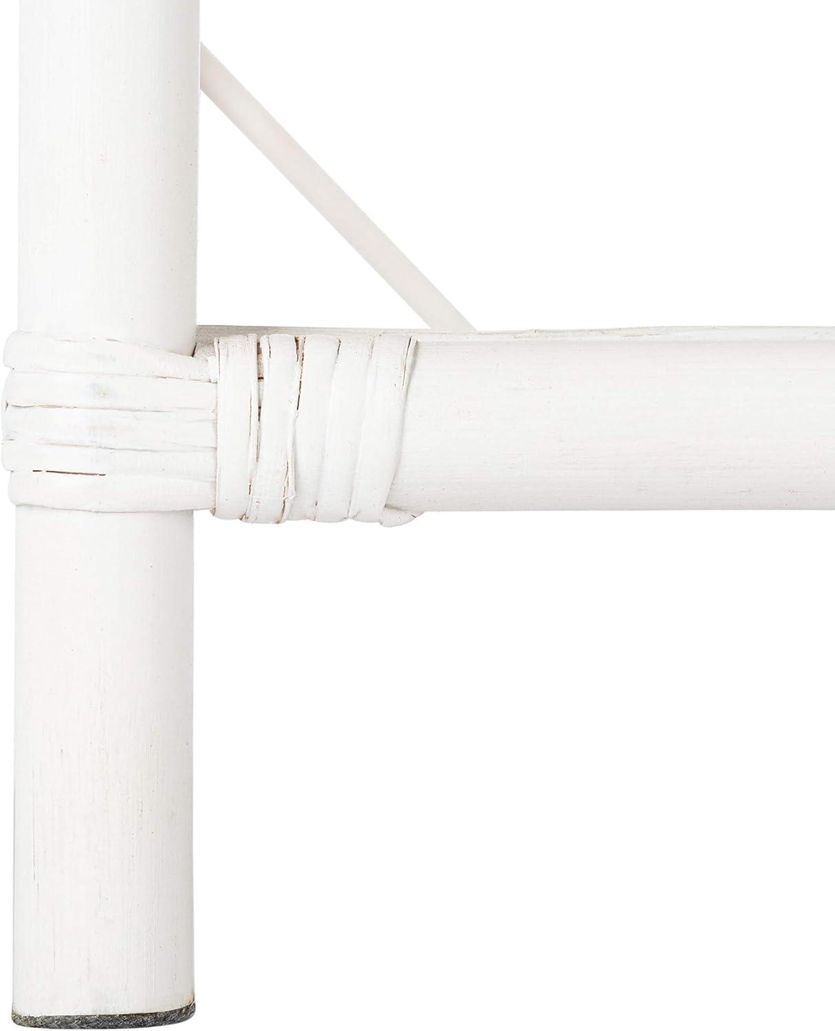 Roya 1 Drawer 1 Shelf Nightstand - NST4005 - White/Natural - Safavieh