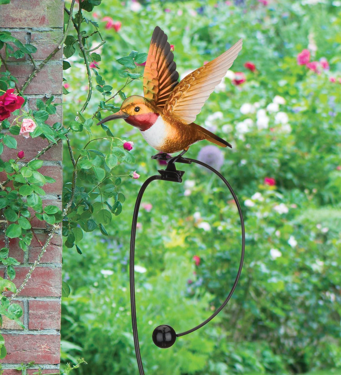 Regal Art & Gift Rocker Hummingbird Stake - Ruby Throated