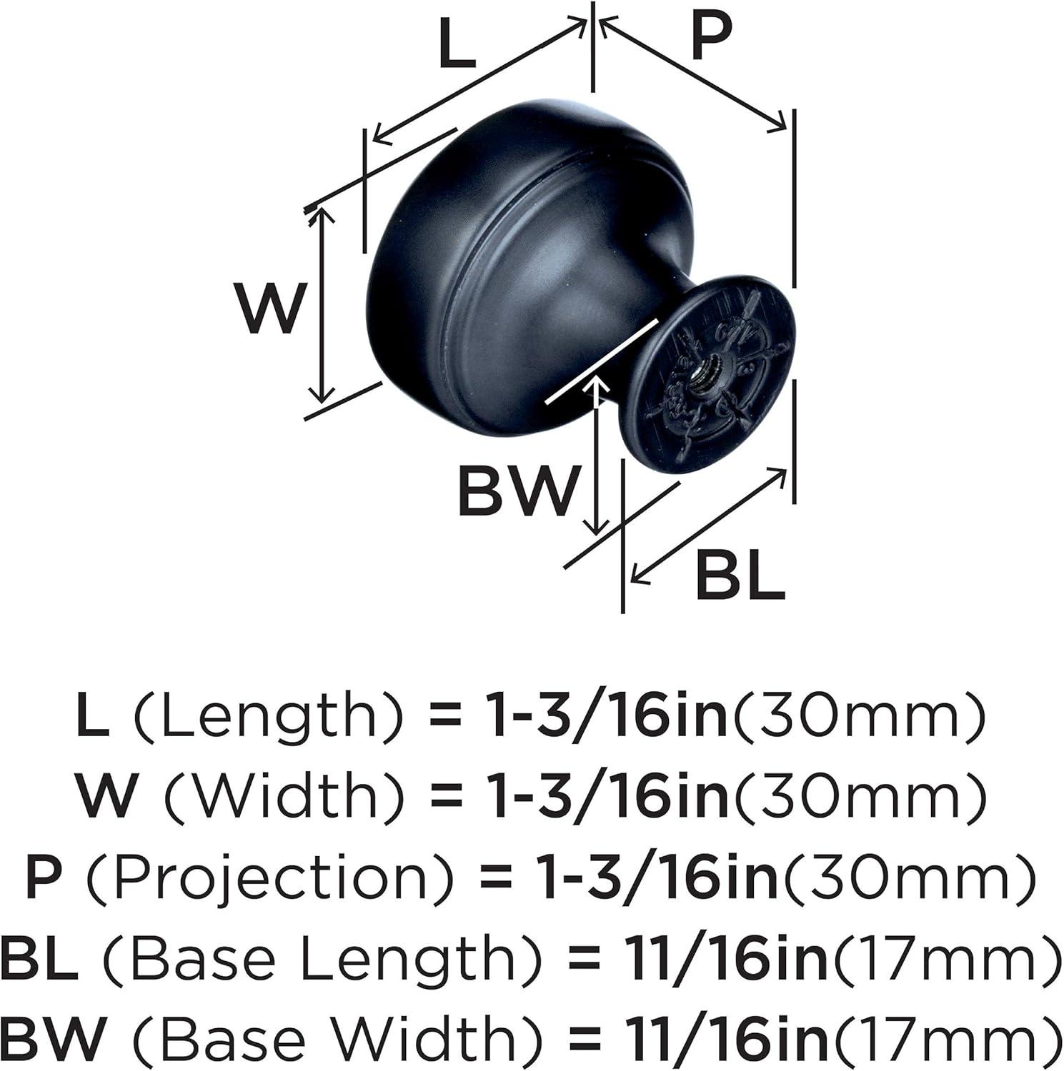 Highland Ridge 1 3/16" Diameter Mushroom Knob