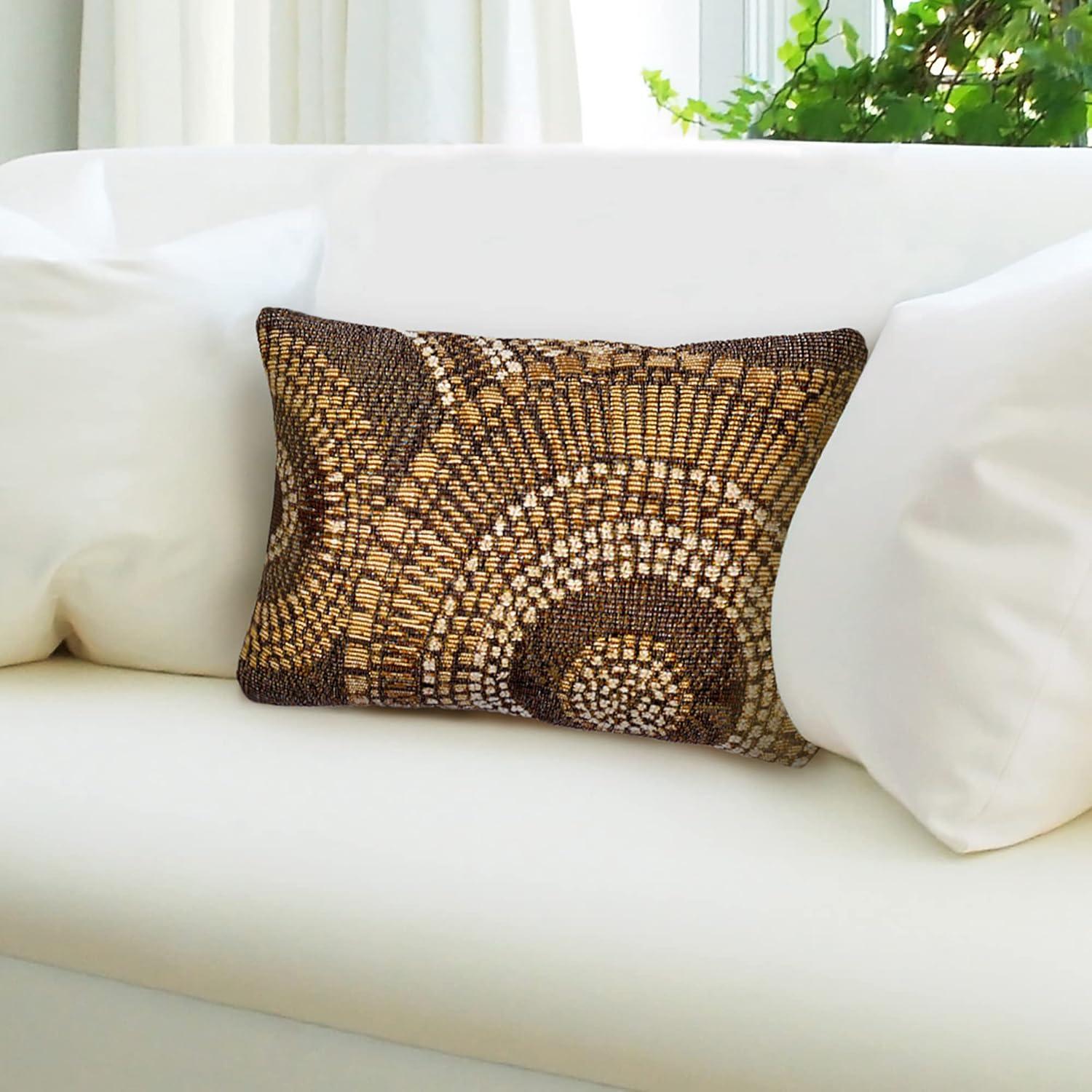 Marina Abstract Indoor/Outdoor Throw Pillow