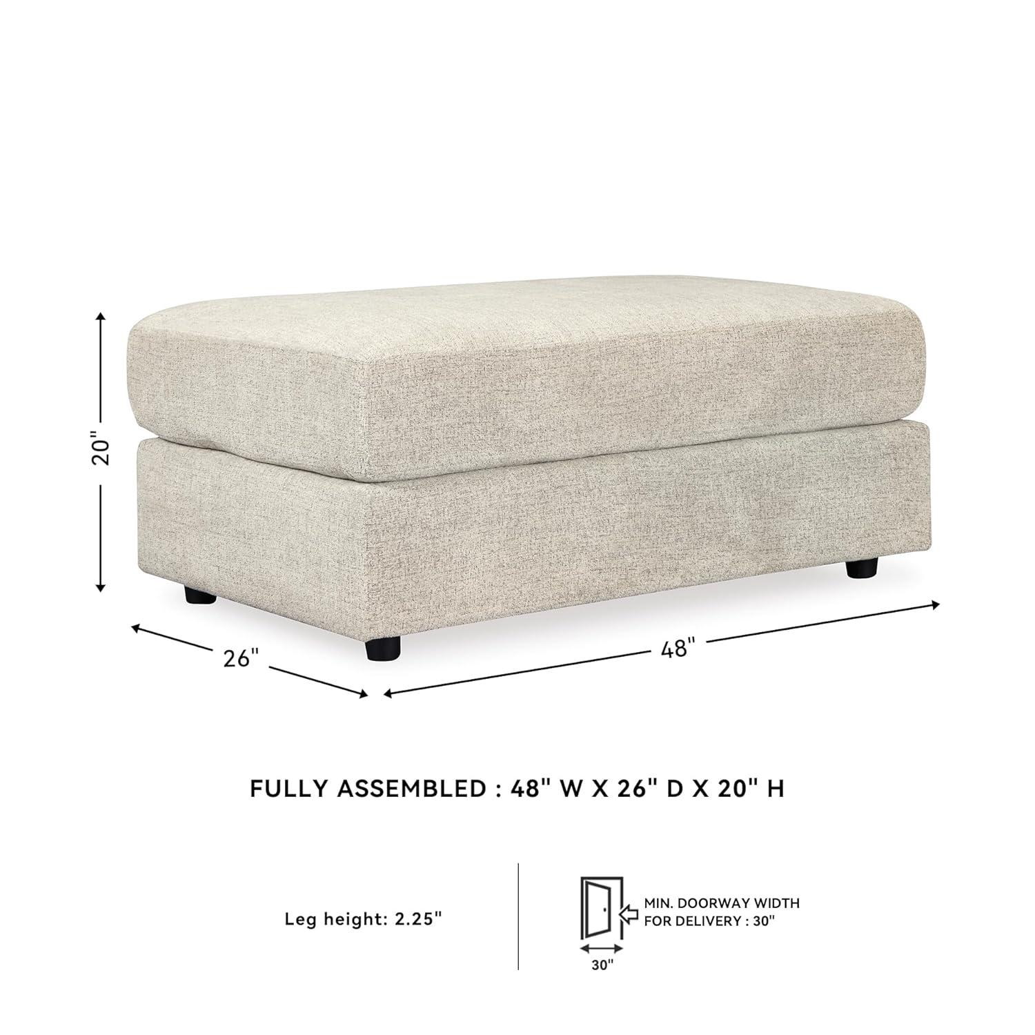 Hokku Designs Soletren Oversized Ottoman