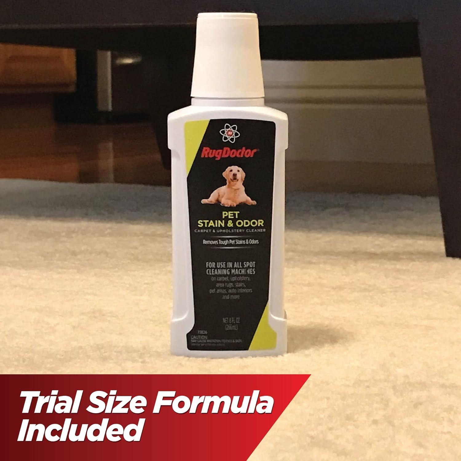 Rug Doctor Pet Portable Spot Cleaner, 2X Suction Power*, Lightweight Pet Carpet Cleaner Machine, Pro-Grade Power Removes Stains & Odors from Rugs, Carpets And Upholstery